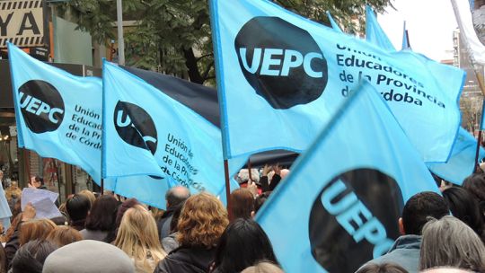 Paro de los docentes de la UEPC en apoyo a CTERA