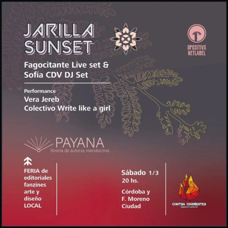 Primera edición de Jarilla Sunset en Contracorrientes Cultural