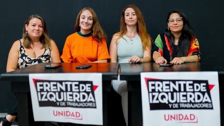 El Frente de Izquierda Unidad presentó sus candidatas