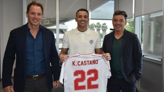 River le dio la bienvenida a Kevin Castaño: el segundo refuerzo más caro de la historia del club